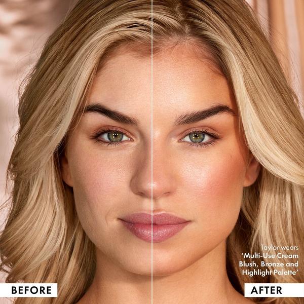 Ulta ICONIC LONDON  Multi-Use Blush Bronze And Highlight Cream Palette