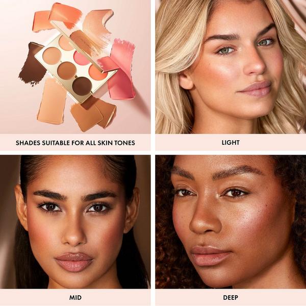 Ulta ICONIC LONDON  Multi-Use Blush Bronze And Highlight Cream Palette