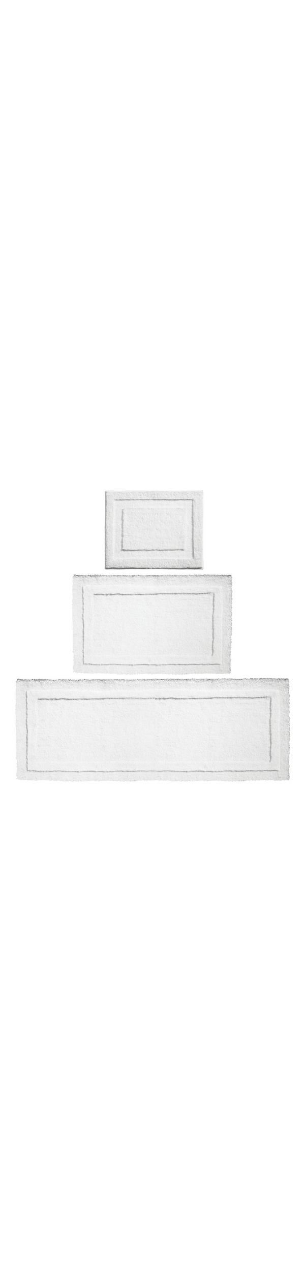 Ulta iDesign  Bright White 3 Piece Microfiber Bath Mats