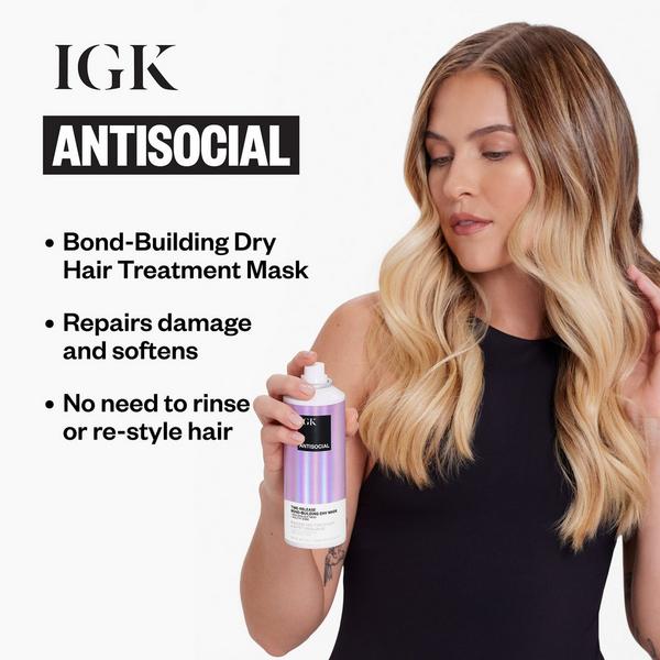 Ulta IGK  Antisocial Bond-Building Repair Dry Hair Mask