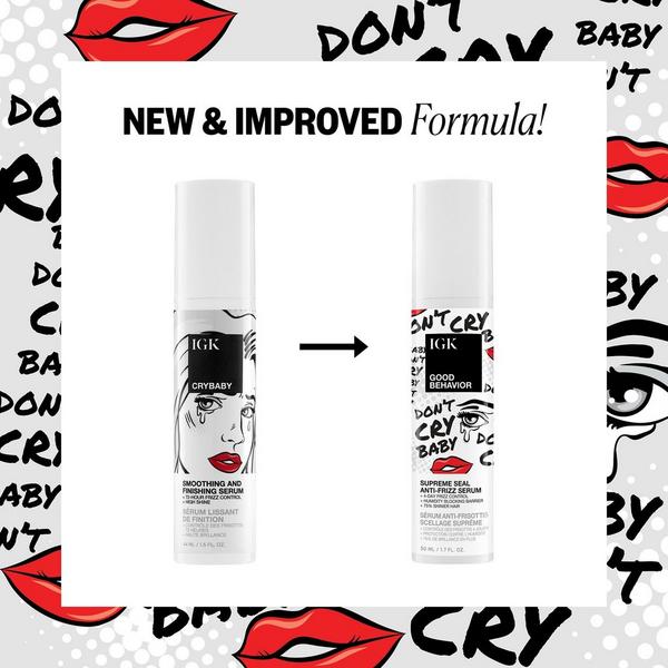 Ulta IGK  Good Behavior Supreme Seal Anti-Frizz Serum