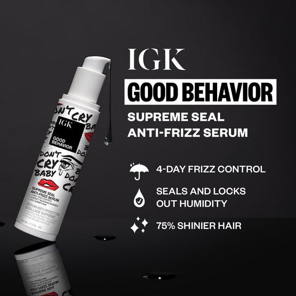 Ulta IGK  Good Behavior Supreme Seal Anti-Frizz Serum