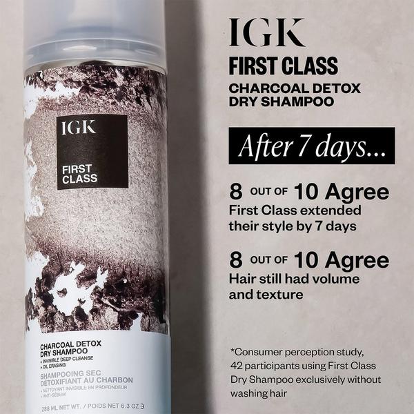 Ulta IGK  Travel Size First Class Charcoal Detox Dry Shampoo