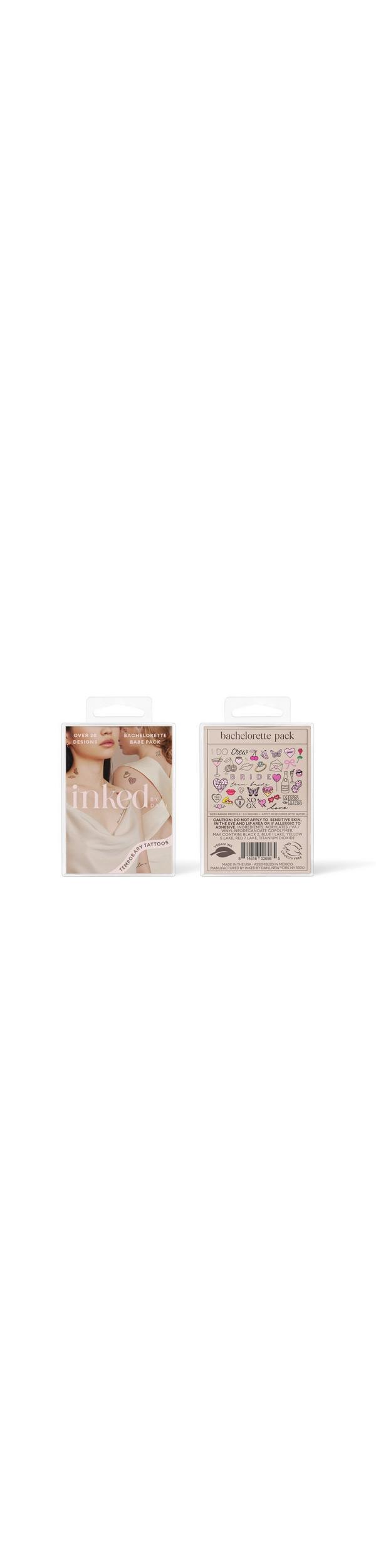 Ulta Inked by Dani  Bachelorette Babe Temporary Tattoo Pack
