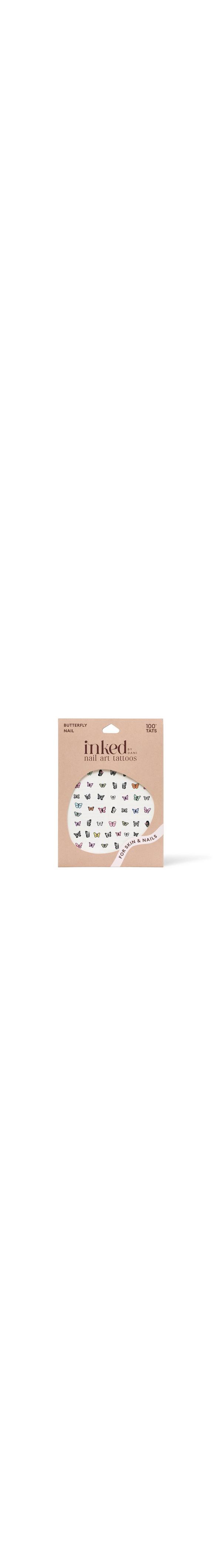 Ulta Inked by Dani  Butterfly Nail Art Temporary Tattoo Pack