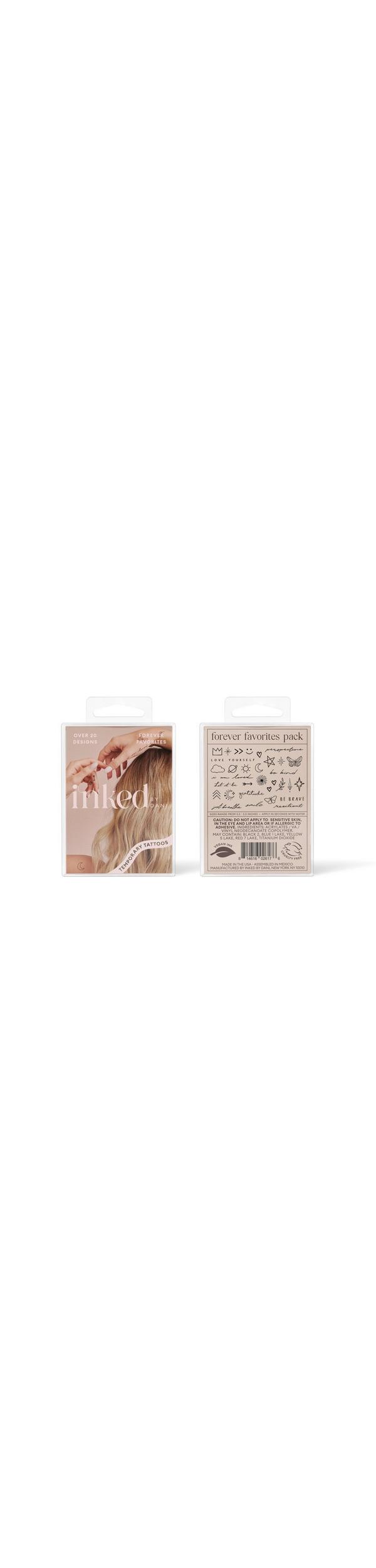 Ulta Inked by Dani  Forever Favorites Temporary Tattoo Pack