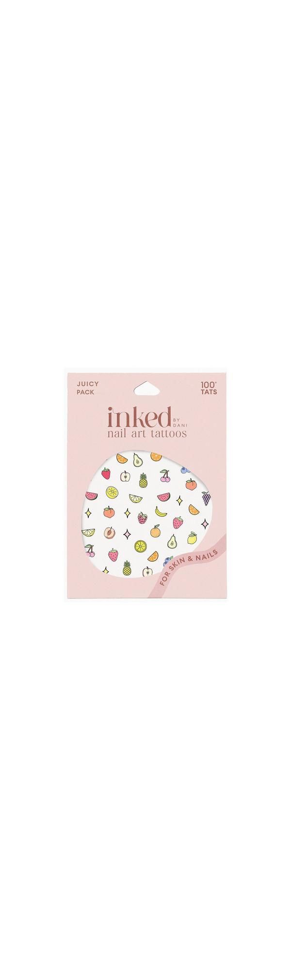 Ulta Inked by Dani  Juicy Nail Art Temporary Tattoo Pack