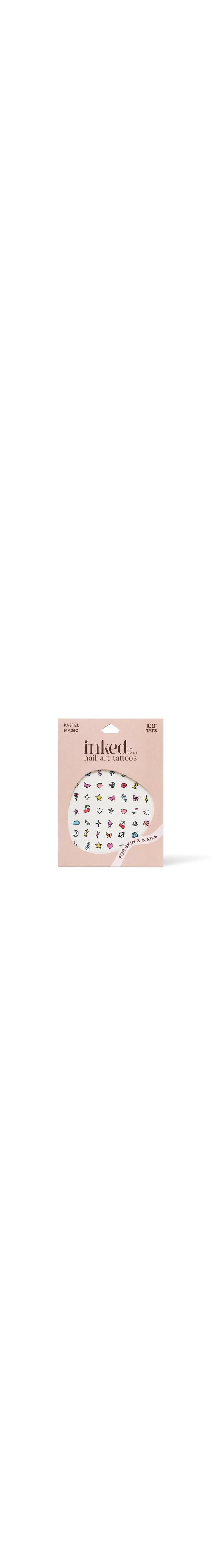 Ulta Inked by Dani  Pastel Magic Nail Art Temporary Tattoo Pack