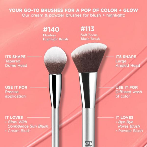 Ulta IT Brushes For ULTA  Airbrush Flawless Highlight Brush #140