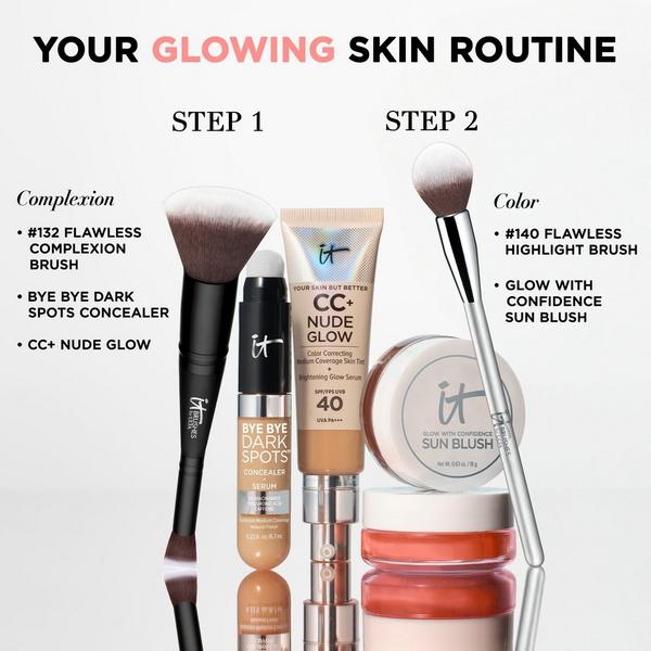 Ulta IT Brushes For ULTA  Airbrush Flawless Highlight Brush #140