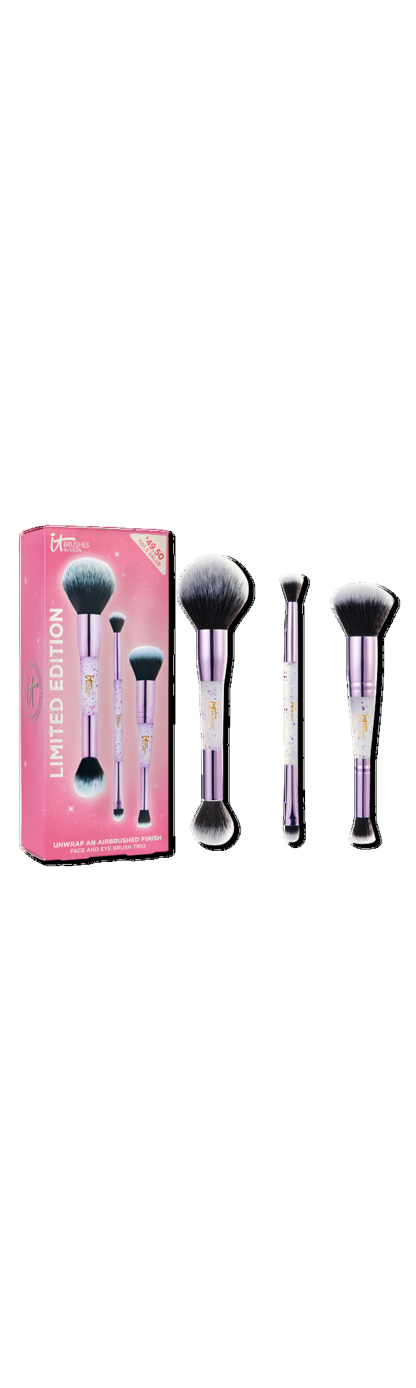Ulta IT Brushes For ULTA  Airbrush Limited Edition Dual-Ended Face & Eye Brush Trio