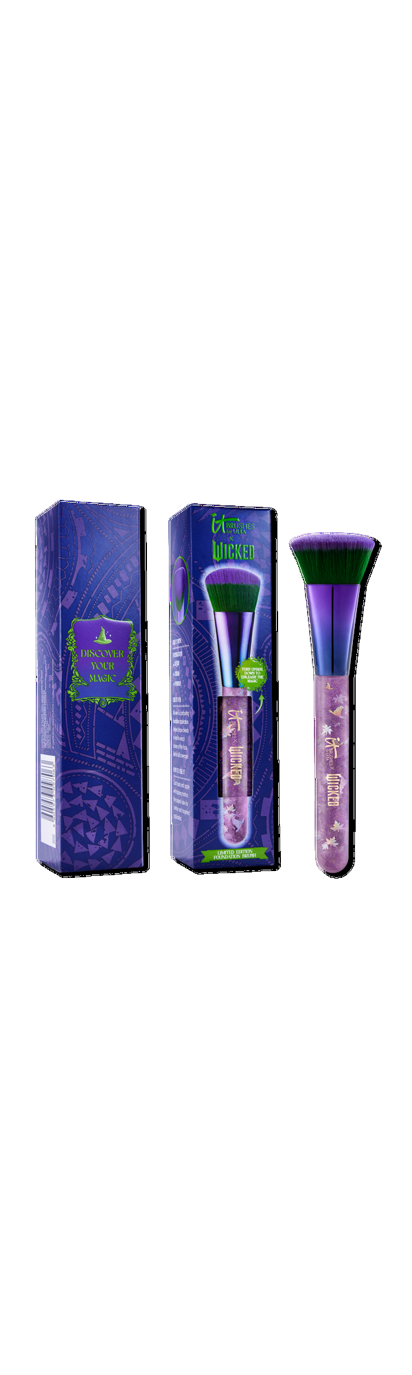 Ulta IT Brushes For ULTA  IT Brushes for ULTA x Wicked Limited-Edition Elphaba Foundation Brush