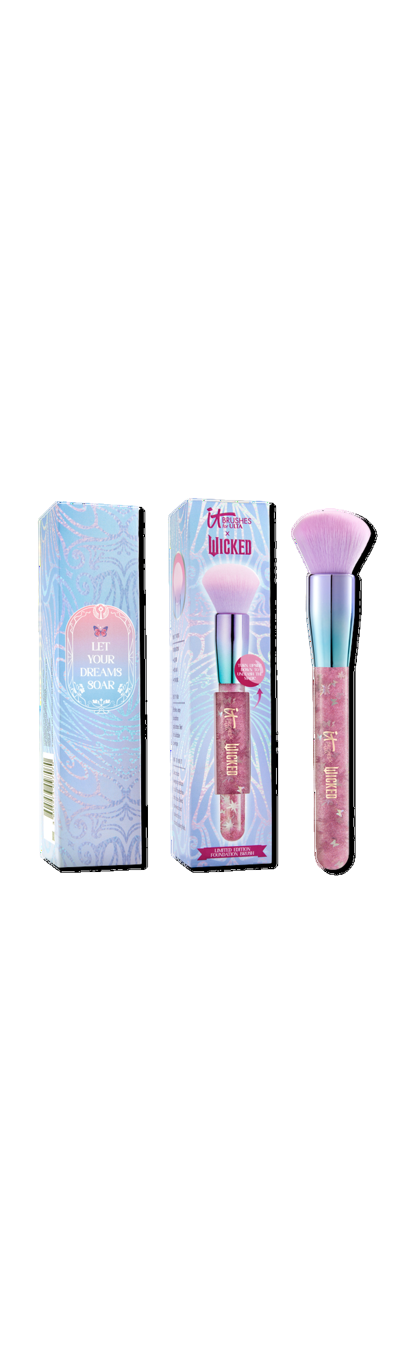 Ulta IT Cosmetics  IT Brushes for ULTA x Wicked Limited-Edition Glinda Foundation Brush
