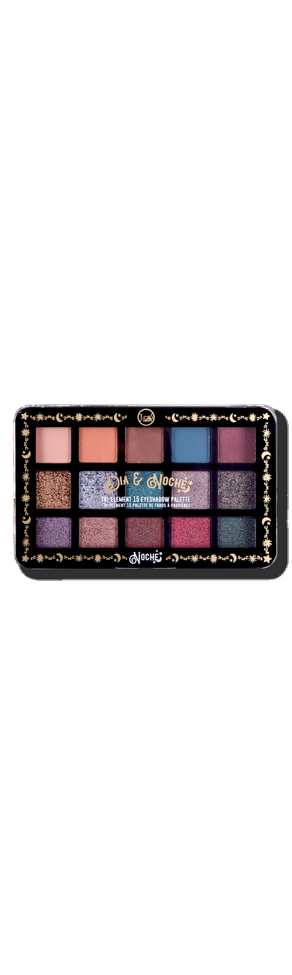Ulta J.Cat Beauty  Dia & Noche Tri-Element 15 Eyeshadow Palette - Noche