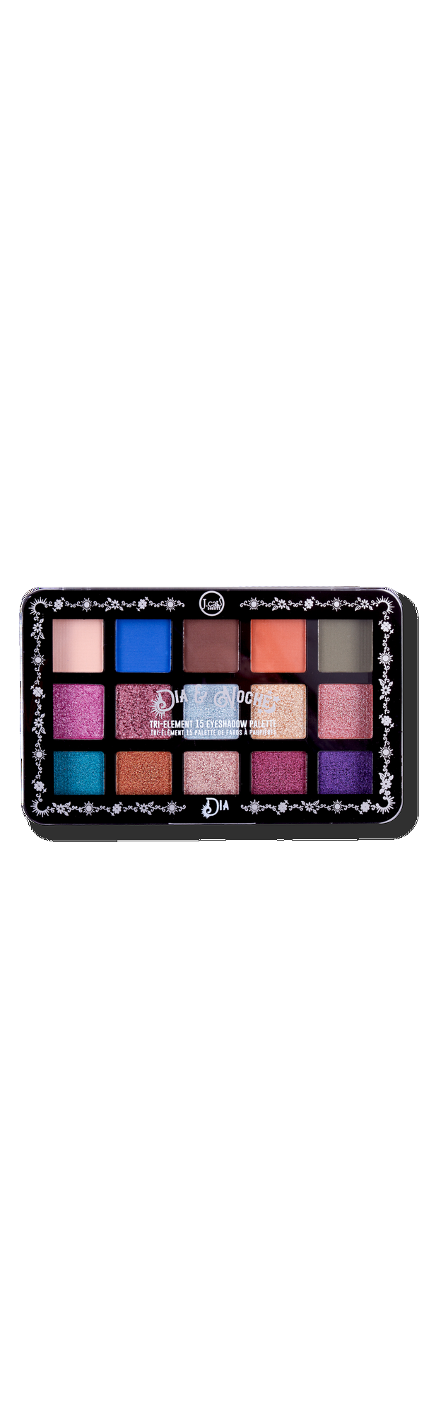 Ulta J.Cat Beauty  Dia & Noche Tri-Element 15 Eyeshadow Palette - Dia
