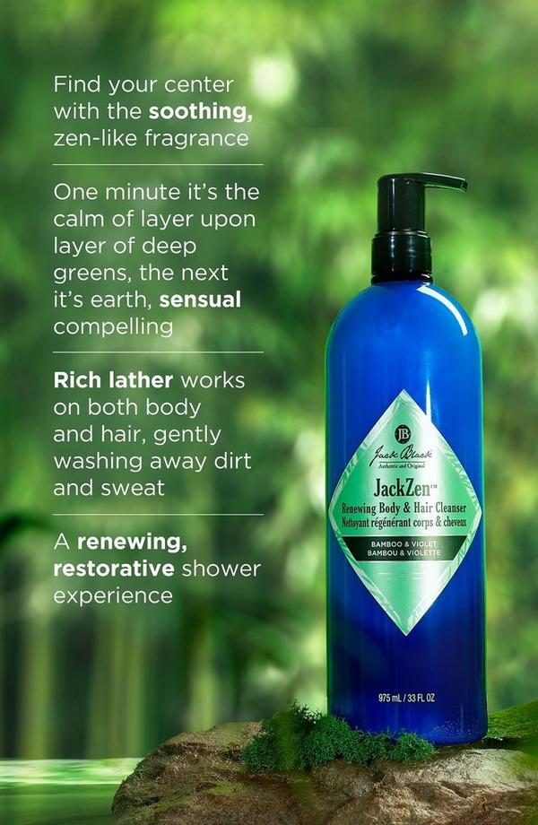 Ulta Jack Black  JackZen Renewing Body & Hair Cleanser