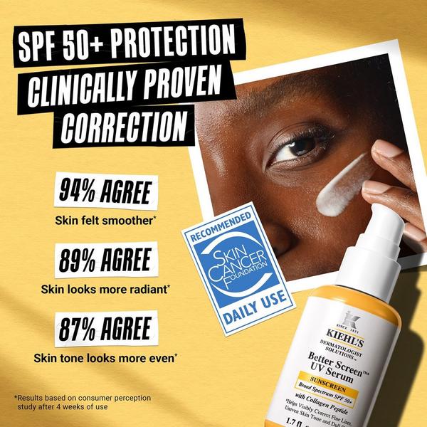 Ulta Kiehl's Since 1851 Better Screen UV Serum Sunscreen SPF 50+