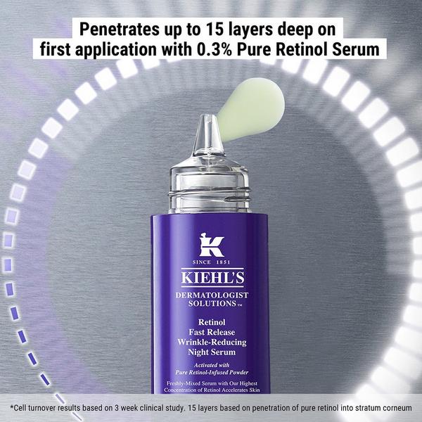 Ulta Kiehl's Since 1851  Fast Release Wrinkle-Reducing 0.3% Retinol Night Serum
