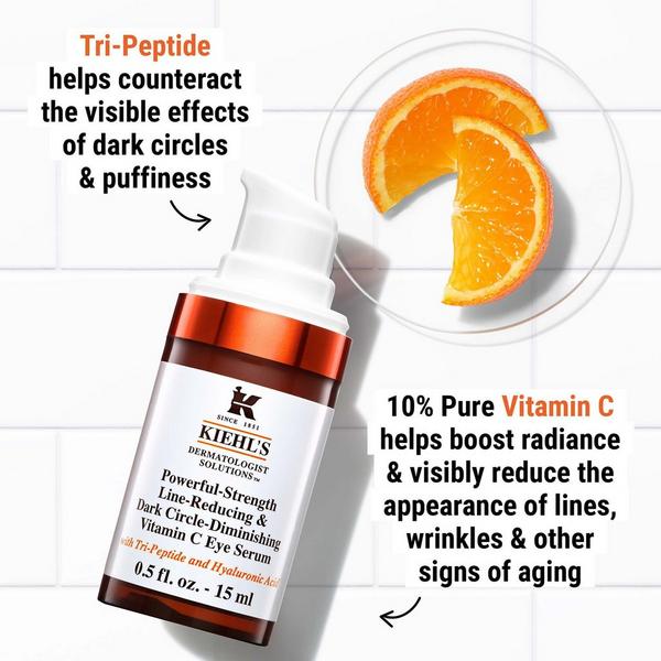 Ulta Kiehl's Since 1851  Powerful-Strength Dark Circle Reducing Vitamin C Eye Serum