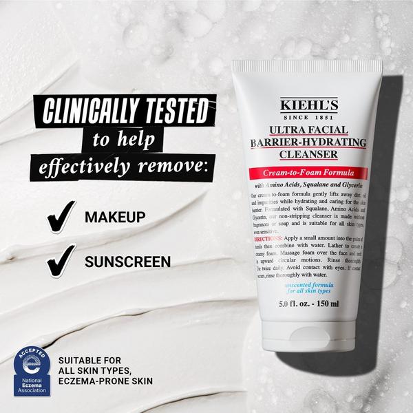 Ulta Kiehl's Since 1851  Ultra Facial Barrier-Hydrating Cleanser