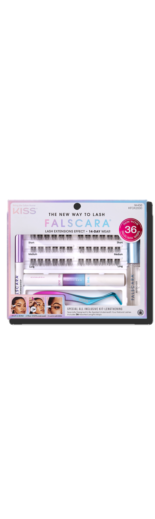 Ulta Kiss  Falscara Special Edition Starter Kit Lash Clusters Lengthening Wisps