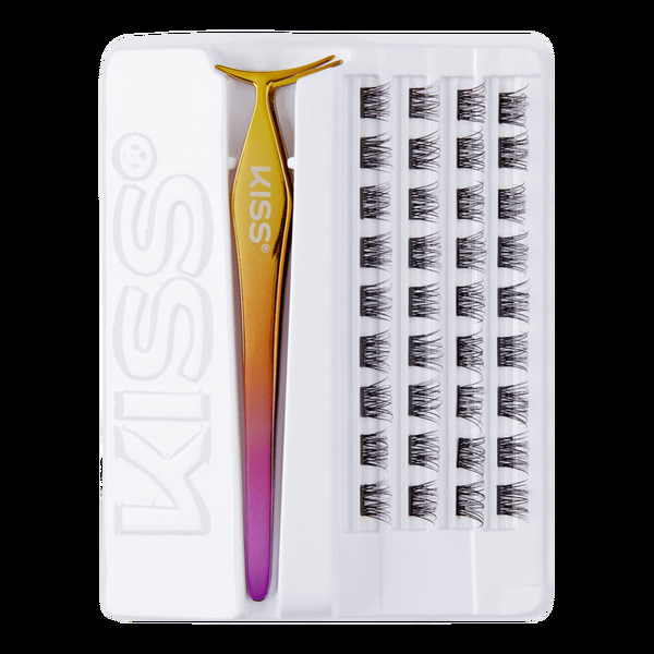 Ulta Kiss  ImPRESS Falsies Press On Self Adhesive Natural Lash Clusters Kit