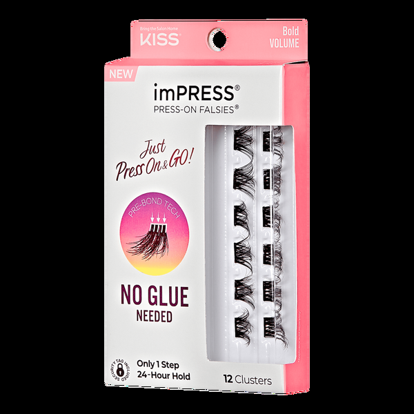 Ulta Kiss  ImPRESS Press-On Falsies Eyelash Clusters Bold Volume