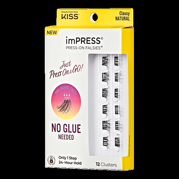 Ulta Kiss  ImPRESS Press-On Falsies Eyelash Clusters Classy Natural