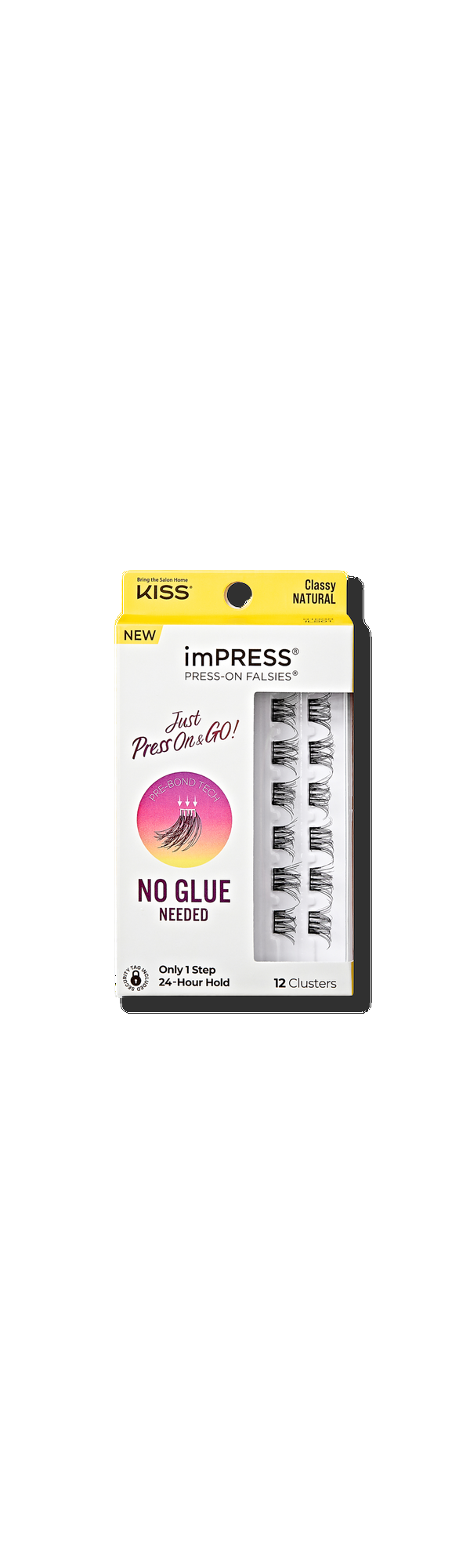 Ulta Kiss  imPRESS Press-On Falsies Eyelash Clusters Classy Natural