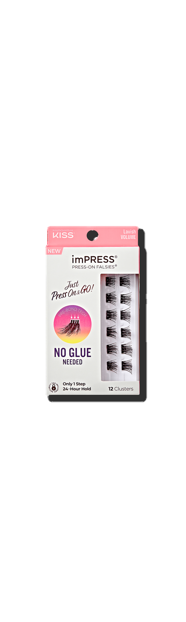 Ulta Kiss  imPRESS Press-On Falsies Eyelash Clusters Lavish Volume