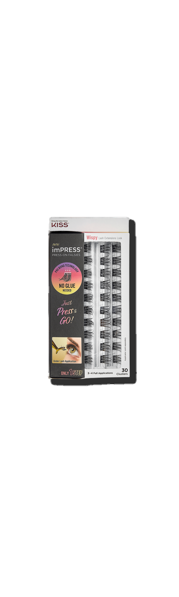 Ulta Kiss  imPRESS Press-On Falsies Eyelash Clusters Wispy Refill Pack
