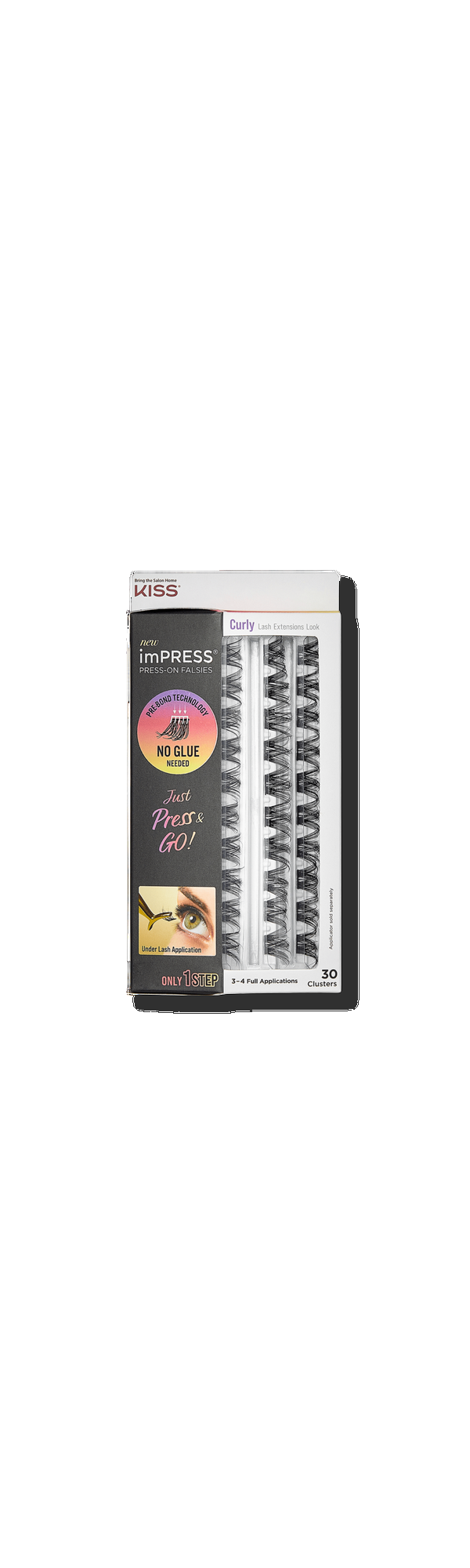 Ulta Kiss  imPRESS Press-On Falsies Eyelash Curly Clusters Refill Pack