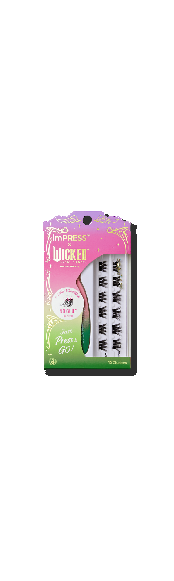 Ulta Kiss  imPRESS X WICKED For Good Self Adhesive Eyelash Clusters