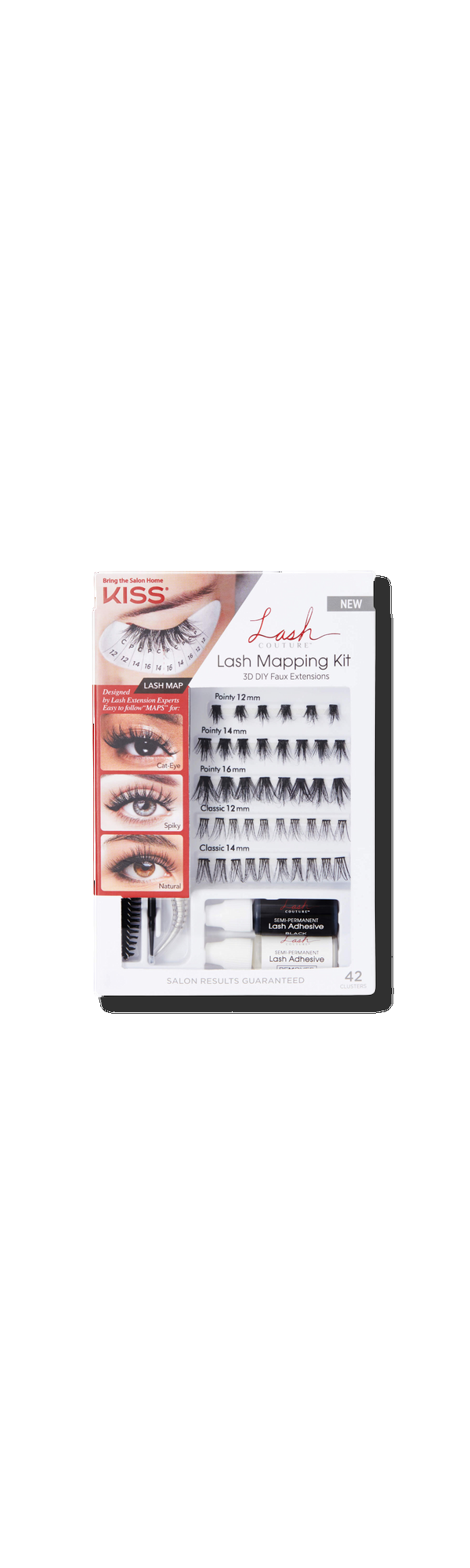 Ulta Kiss  Lash Couture Faux Extensions Lash Mapping Kit