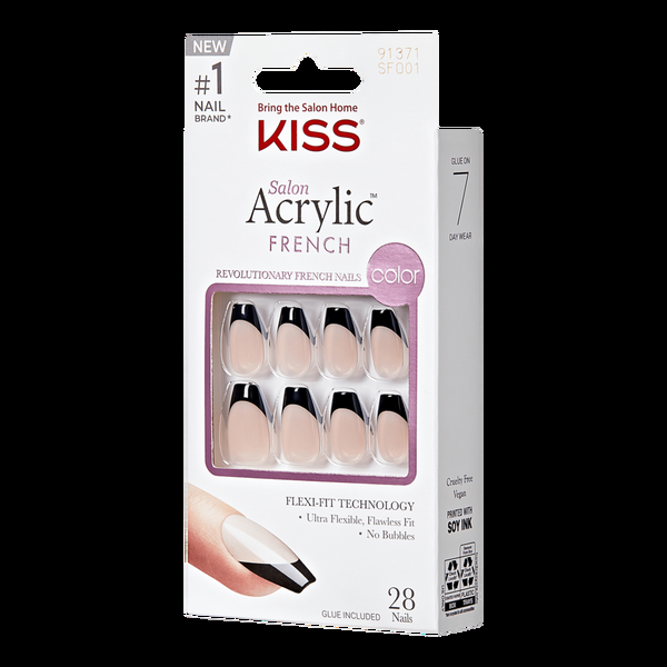 Ulta Kiss  Salon Acrylic French Color Press On Nails