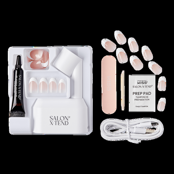 Ulta Kiss  Salon X-tend LED Soft Gel System Press-On Nails Starter Kit