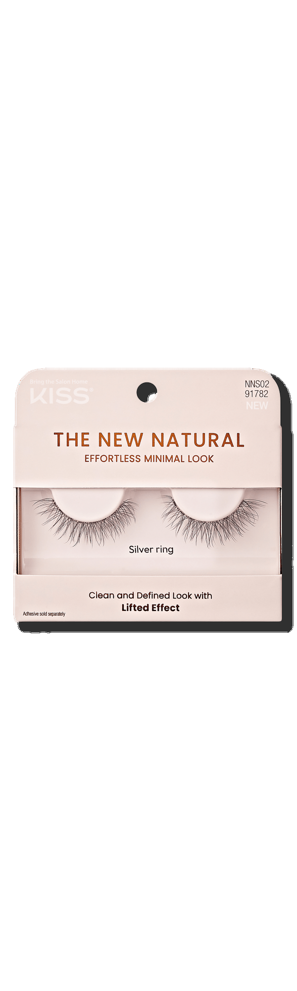 Ulta Kiss  The New Natural False Eyelashes Silver Ring