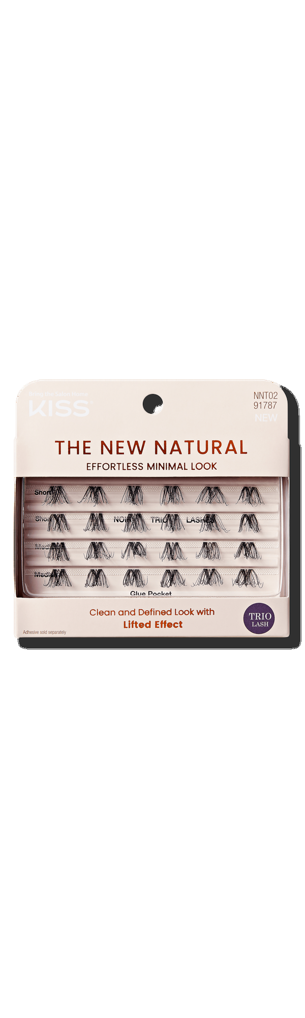 Ulta Kiss  The New Natural Trio False Eyelashes Noir