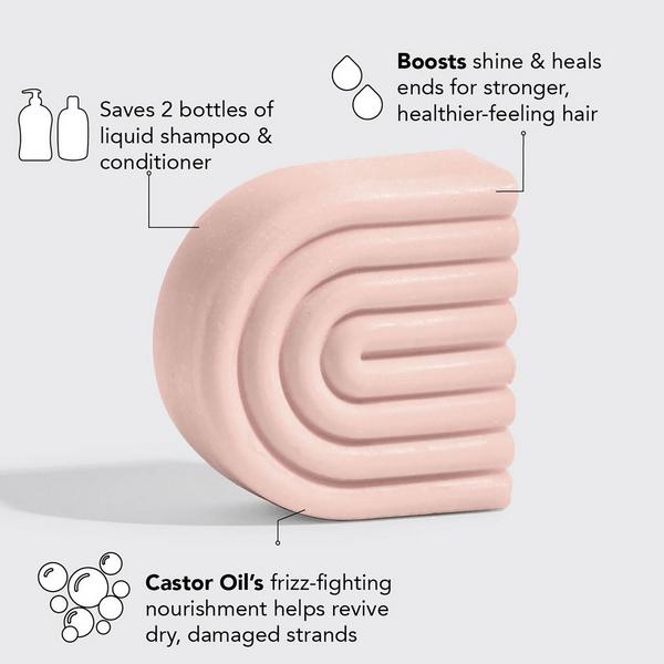 Ulta Kitsch  Castor Oil Shampoo + Conditioner Bar Combo