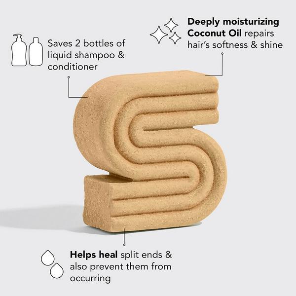 Ulta Kitsch  Coconut Oil Shampoo + Conditioner Bar Combo