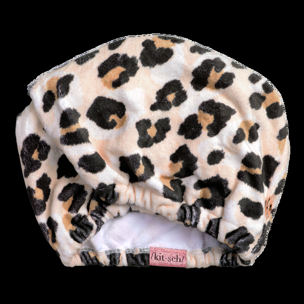 Ulta Kitsch  Leopard Quick Dry Microfiber Hair Towel