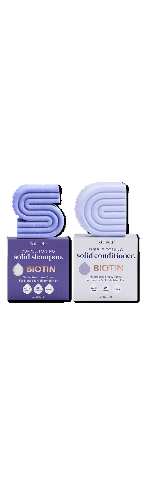 Ulta Kitsch  Purple Toning Shampoo & Conditioner Bar Combo Pack