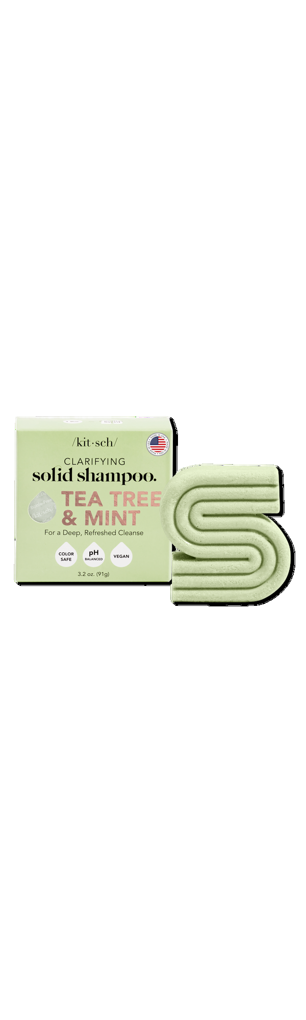 Ulta Kitsch  Tea Tree & Mint Clarifying Hair Shampoo Bar