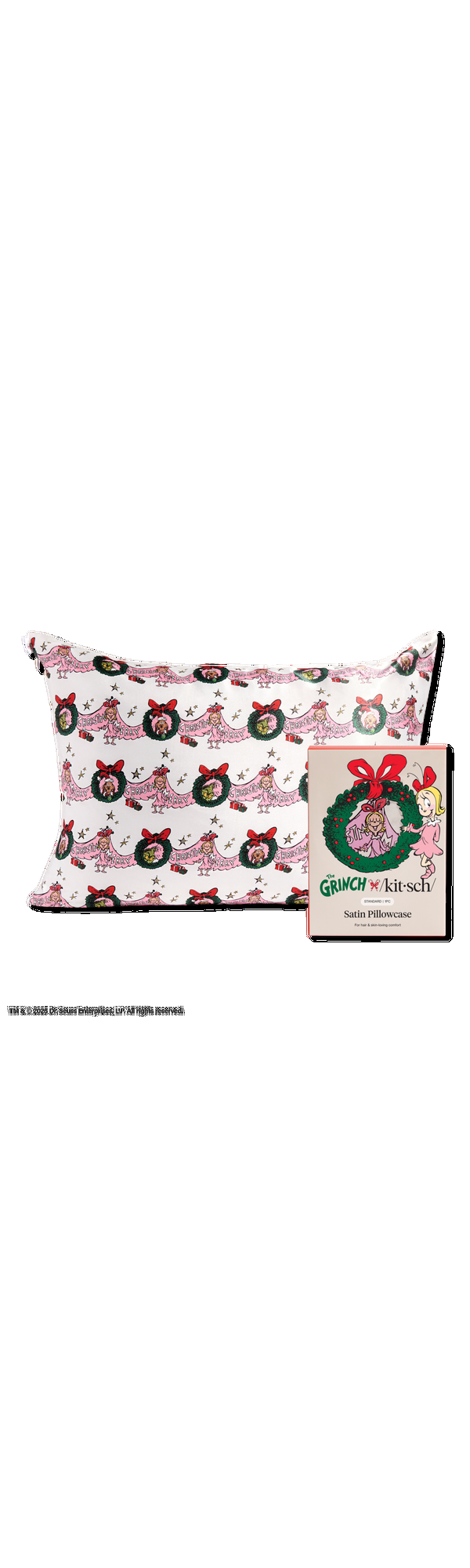 Ulta Kitsch  The Grinch x Kitsch Standard Satin Pillowcase