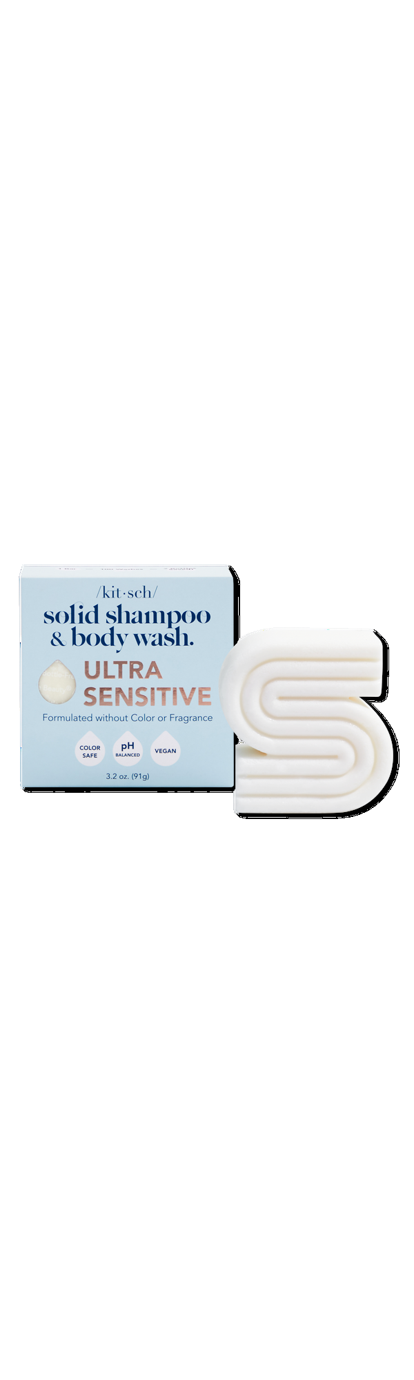 Ulta Kitsch  Ultra Sensitive Solid Shampoo & Body Wash Bar