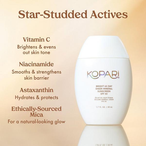 Ulta Kopari Beauty  Bright As Day Sheer Mineral Sunscreen SPF 50