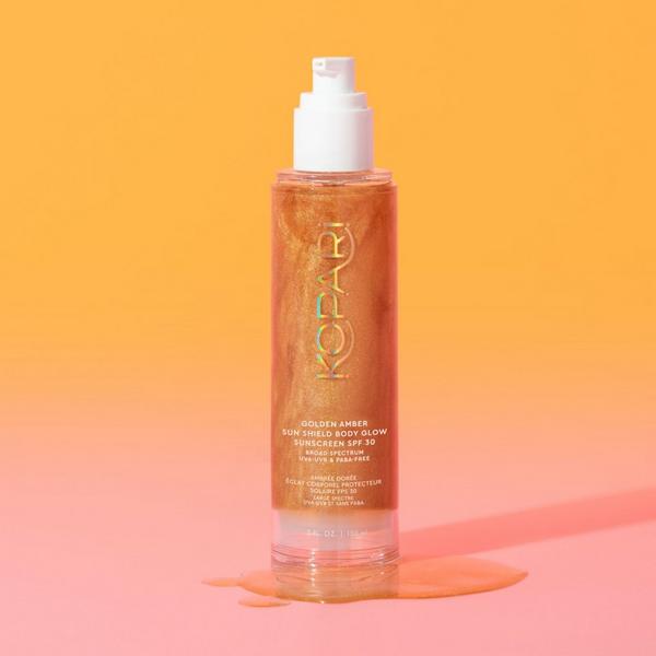 Ulta Kopari Beauty  Golden Amber Sun Shield Body Glow Sunscreen SPF 30