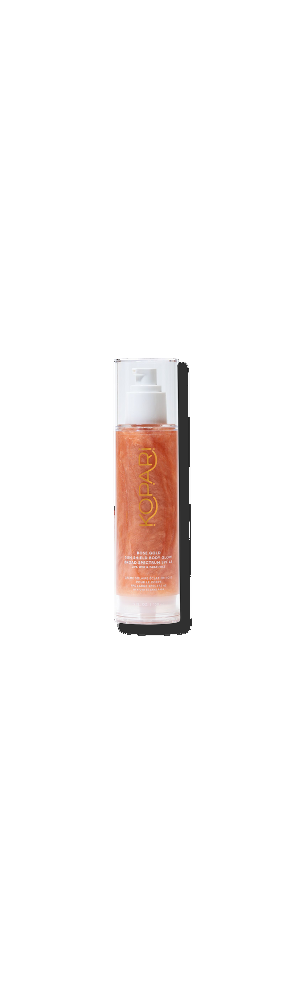 Ulta Kopari Beauty  Rose Gold Sun Shield Body Glow Gel SPF 45