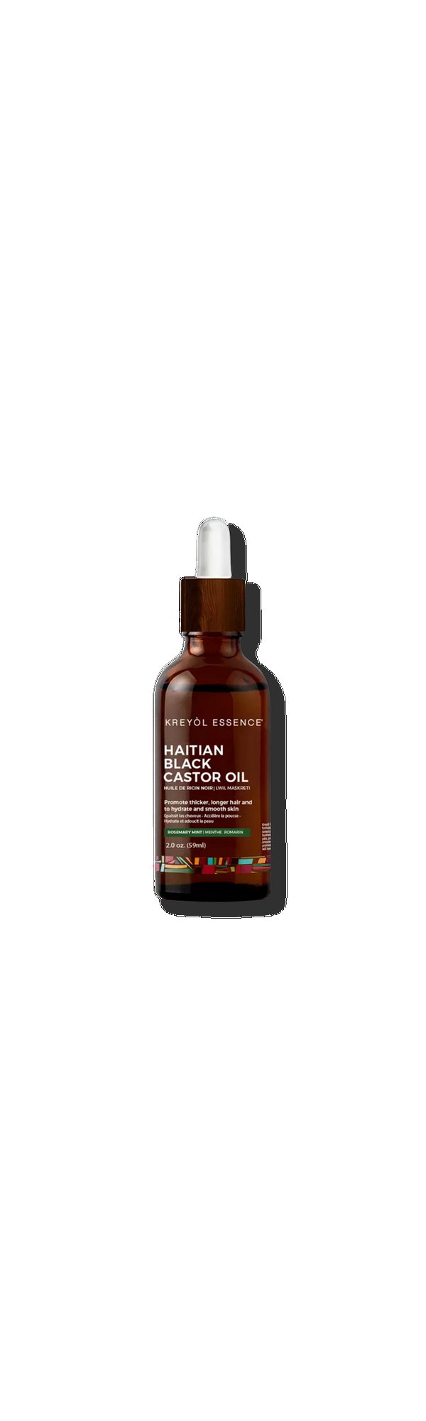 Ulta Kreyòl Essence  Haitian Black Castor Oil - Rosemary Mint