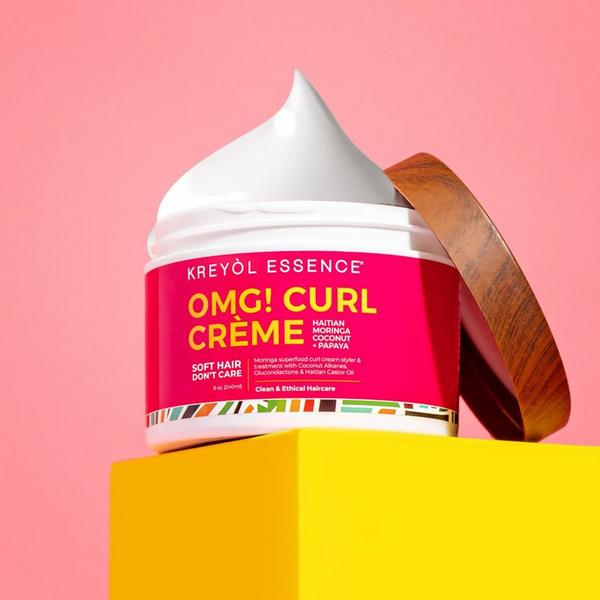 Ulta Kreyòl Essence  Soft Hair Don't Care Haitian Moringa Oil OMG Curl Crème